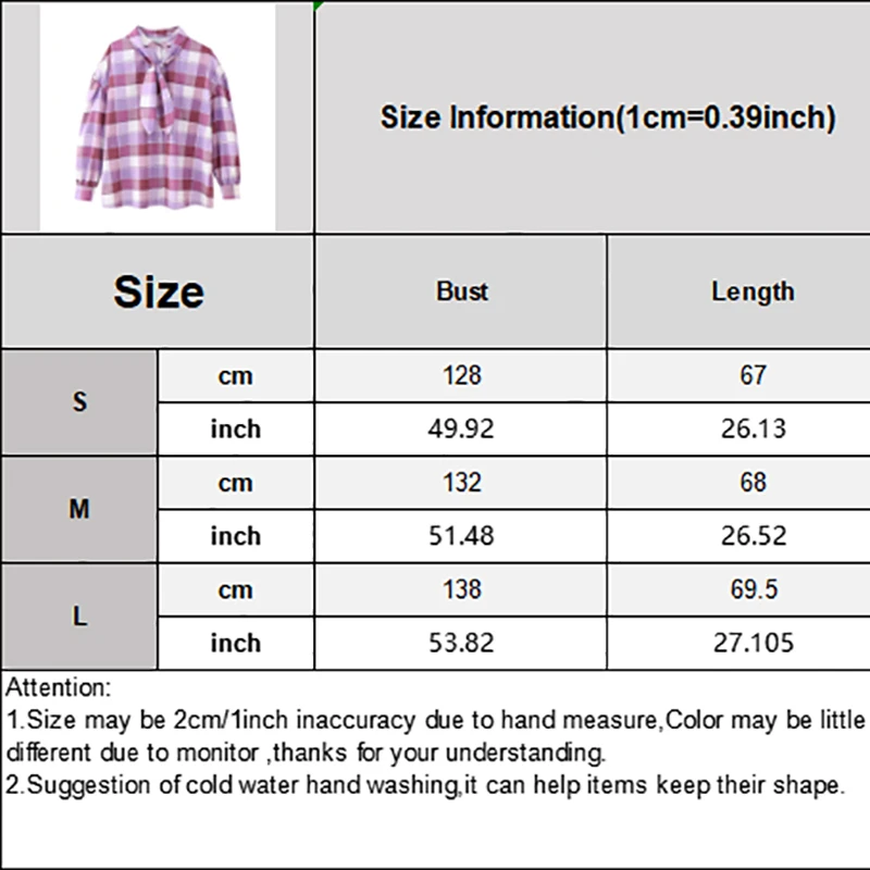 Long Sleeve Plaid Lace Up Blouses For Women 2024 Dressy Casual Loose Lantern Sleeve T-Shirts 2024 Elegant Ladies Commute Top