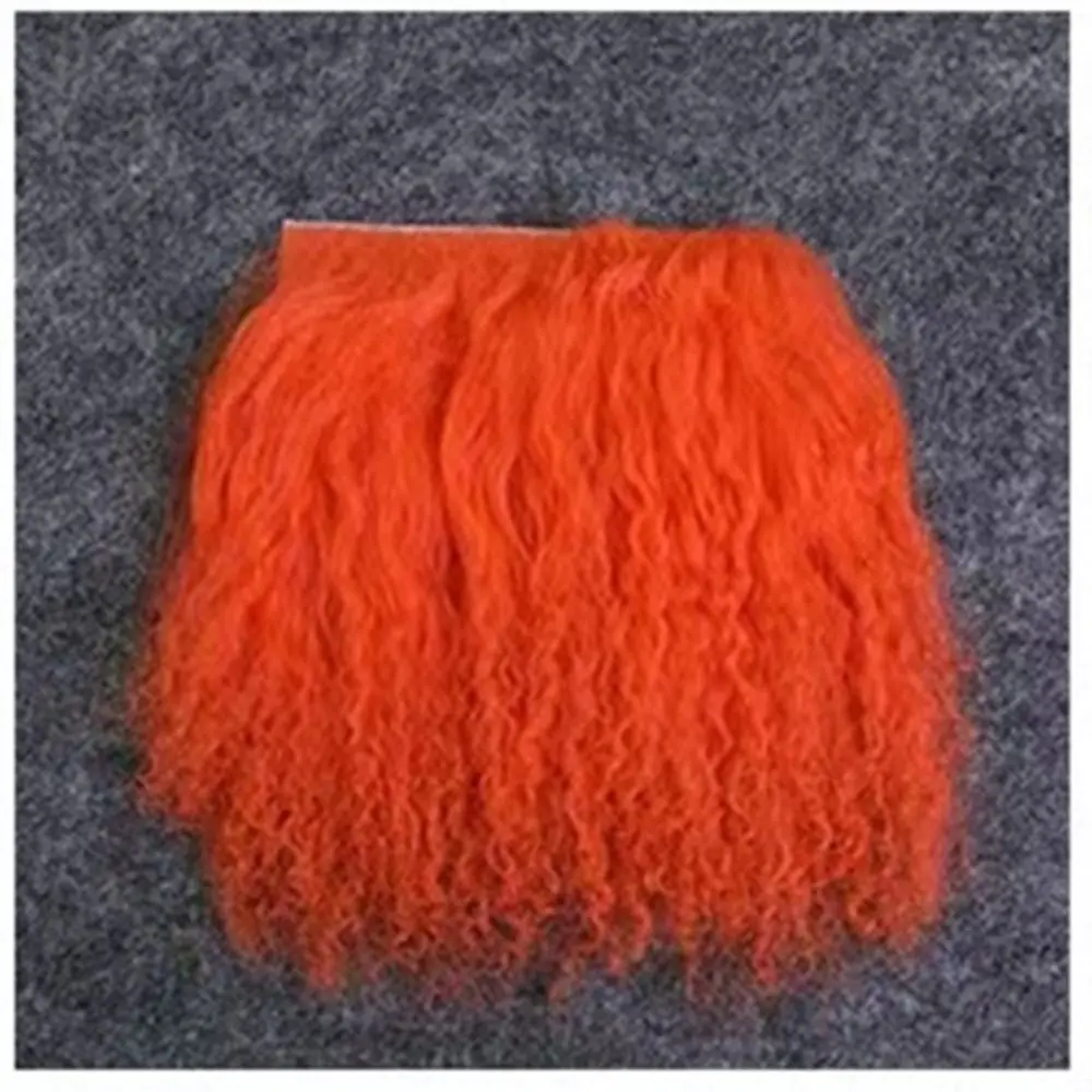Capelli finti BJD Fila di capelli Bambole Bjd Capelli Sintesi grezzi Trame di capelli BJD Parrucca Gancio fatto a mano Trame di capelli BJD Fai da te Bambole di capelli Accessori