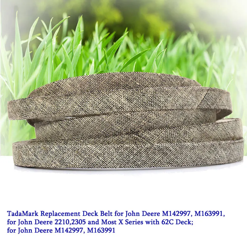 OEM M142997 M163991 B126 Aramid Cord V Belt Non Slip Deck Drive Belt Suitable For John Deere X Series 62C Deck Lawn Mower