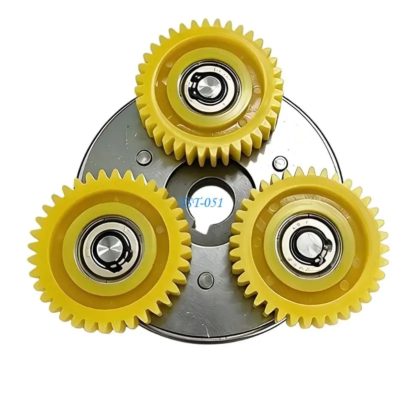 E15A Electric Bike Motor Transmission Gear Assembly Repair Part, Three Gear Base Plate for Routine Service Job Use Daily