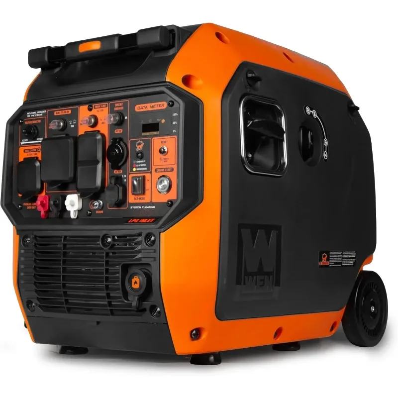 Quiet 6800W Dual-fuel Inverter Generator, RV-ready, Electric Start, CO Watchdog, Fuel Shut-off