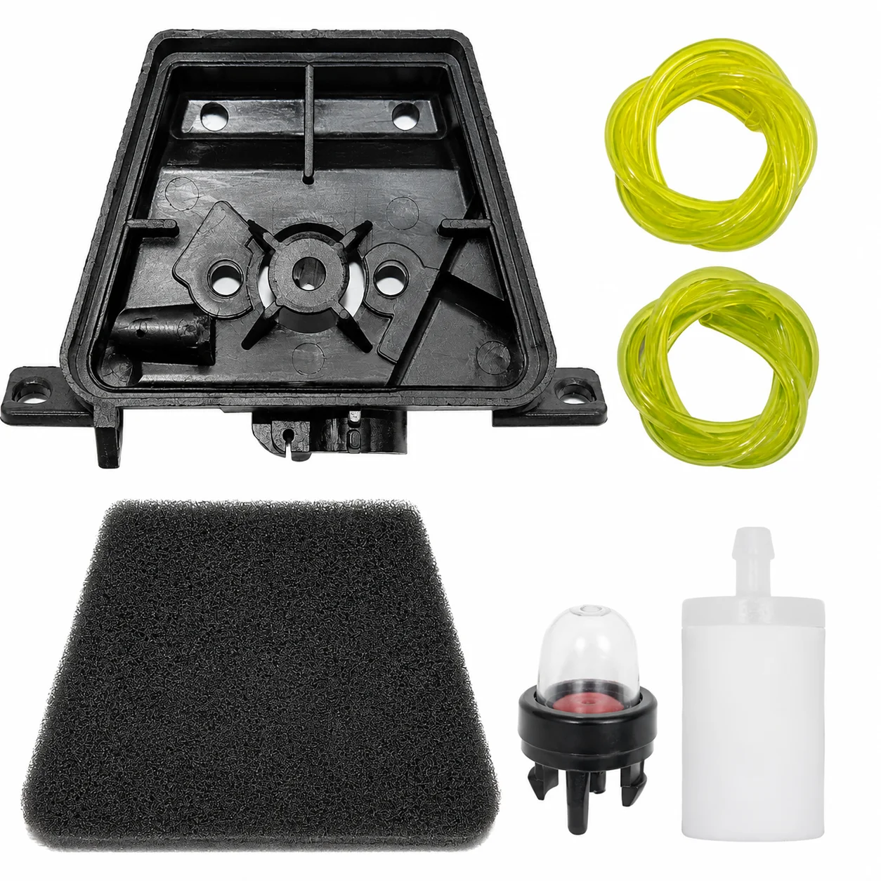 Fuel Line Primer Bulb Air Filter Cover Kit for Partner 350 351 McCulloch 335 435 440 Chainsaw Replaces 530037793 188-512