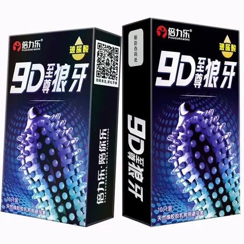 10 50PCS 9D Spiky Particles Condomss 52mm Hyaluronic Acid Large Pellet Peniss Sleeves for Men Dotted Stimulation Condom sexx Toys