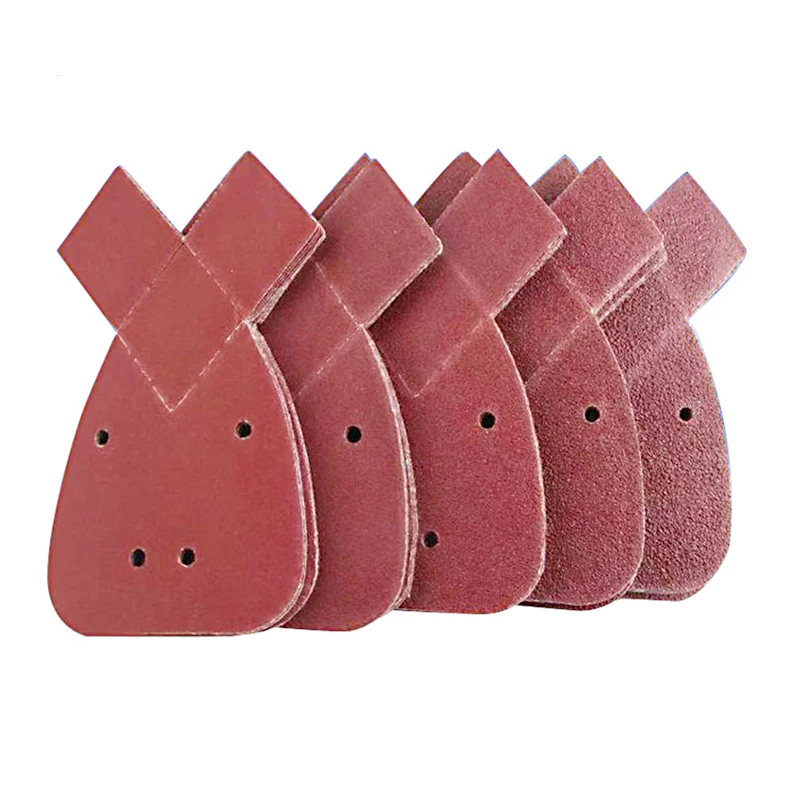 Mouse Detail Sander 4 Hole Sanding Sheets Sandpaper with Extra 2 Tips for Replacement Polishing and Grinding Abrasive Tools