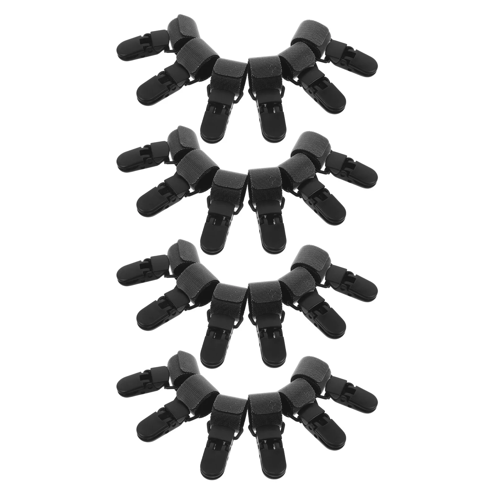 

24Pcs Sturdy Wind Resistant Flag Holder Clamps Universal Fit for Garden Flagpoles Secure Outdoor Bunting in Stormy Conditions