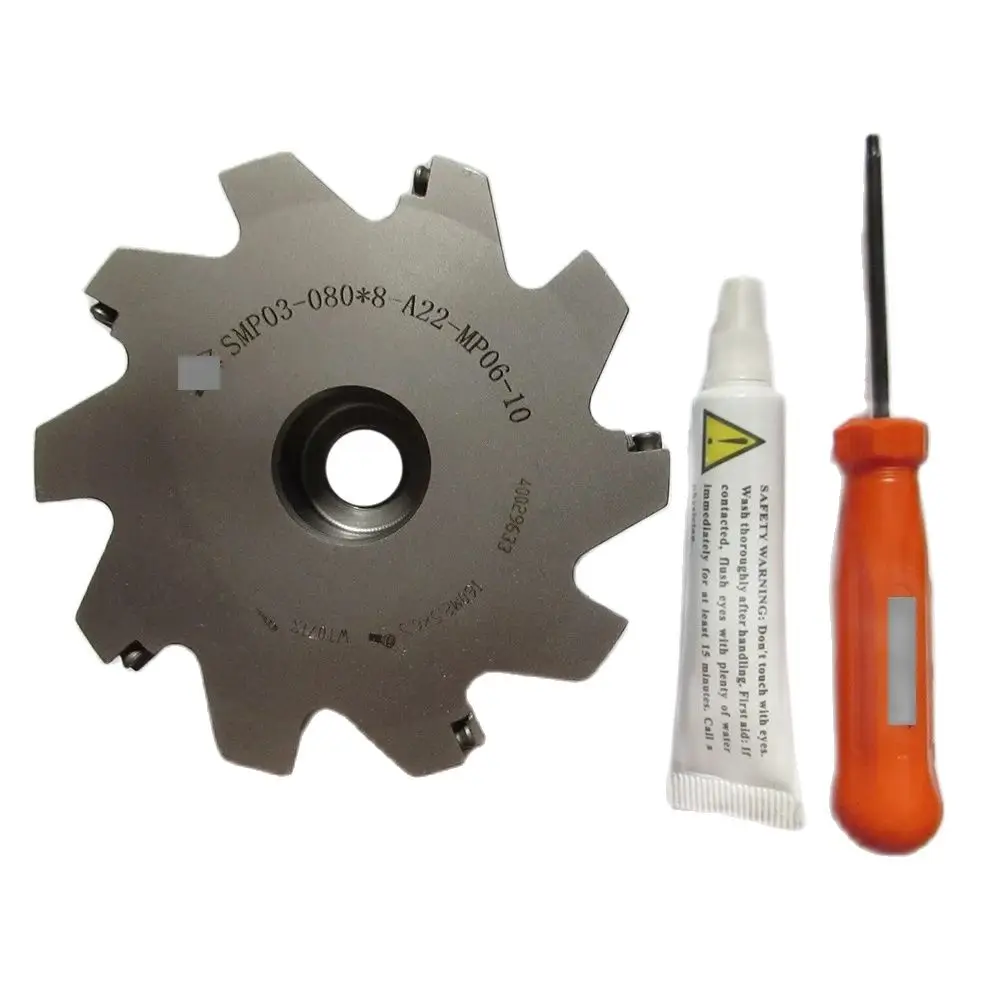ZCC SMP03-080x8-A22-MP06-10 SMP03 Kr: фрезерование пазов под углом 90 °