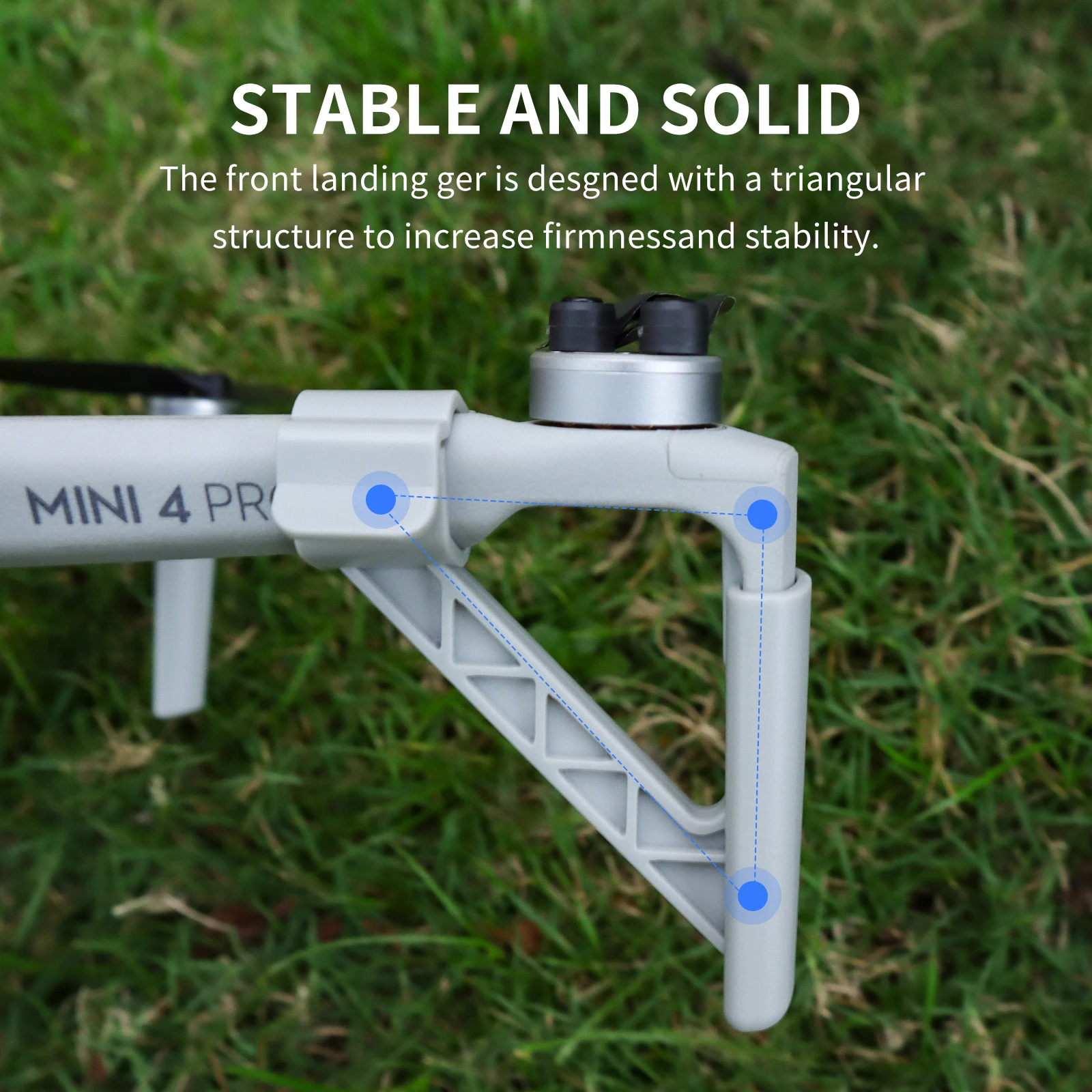 Landing Gear For DJI Mini 4 Pro Extension Support Legs Extender Protector Stand Tripod Heightened Drone Accessories