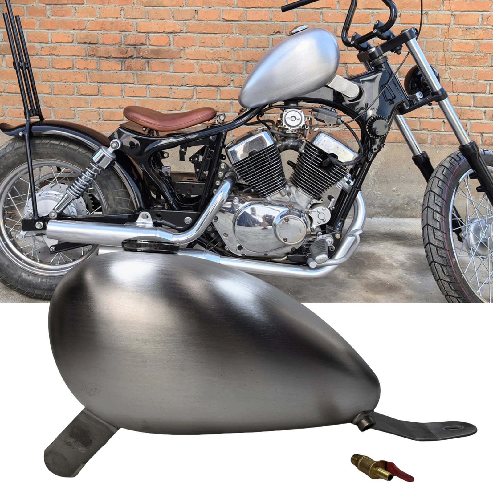 For YAMAHA XV250 6L Motorcycle Petrol Gas Fuel Tank