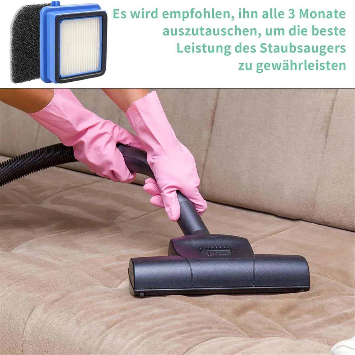 مجموعة ملحقات مرشح A58E-4QX7 لقطع غيار المكنسة الكهربائية AEG ASKW1 QX6 QX7 QX8-2 مع مرشحات ما قبل المحرك ومرشحات قابلة للغسل