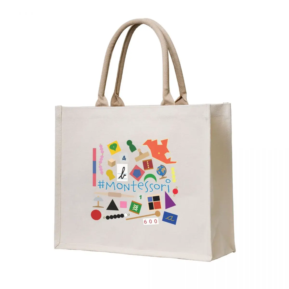 

Small Montessori materials Tote Bag Canvas bag for women bags luxury women Canvas