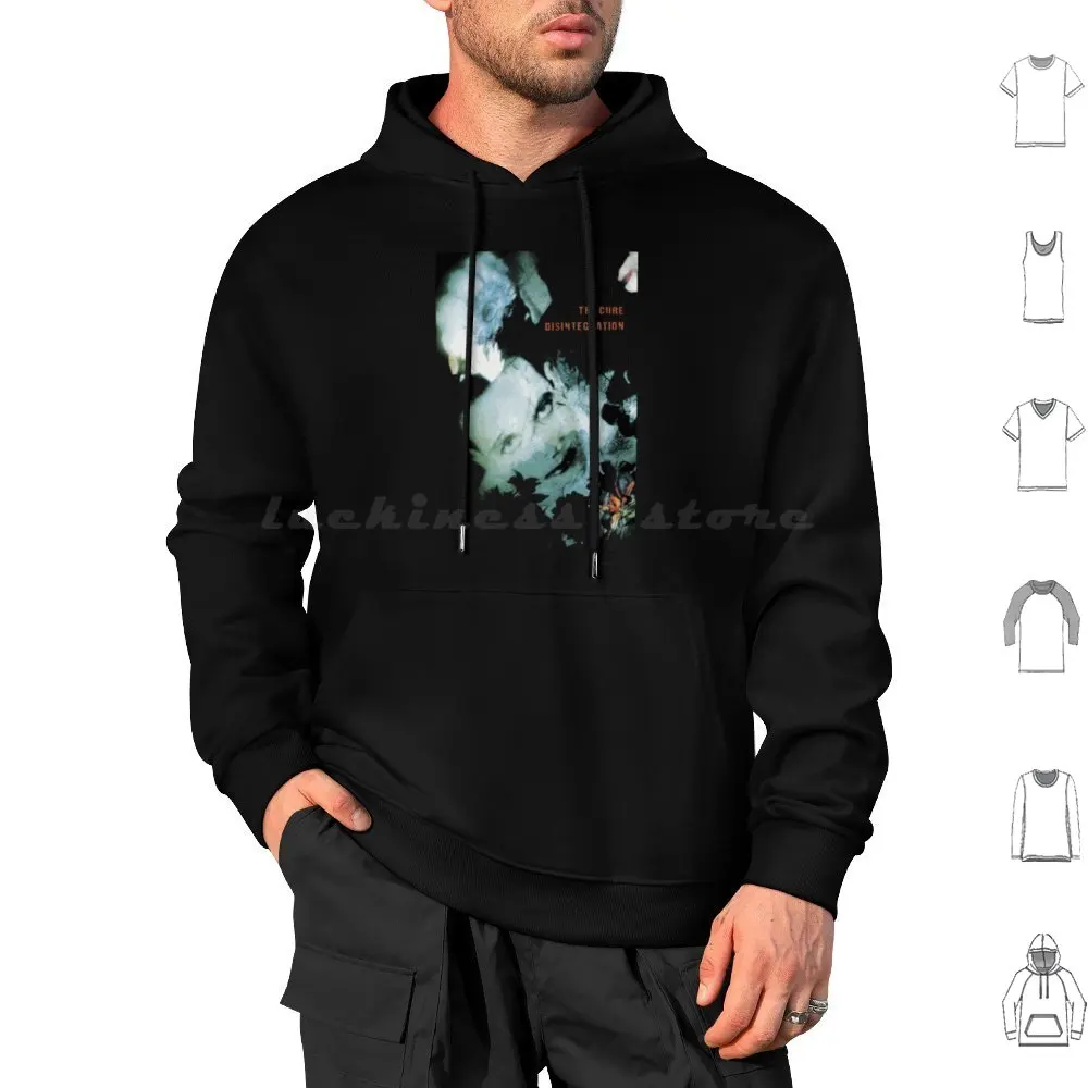 The Disintegration Hoodies Long Sleeve Alternative Cool Classic New Wave Cure Boys Dont Cry Music