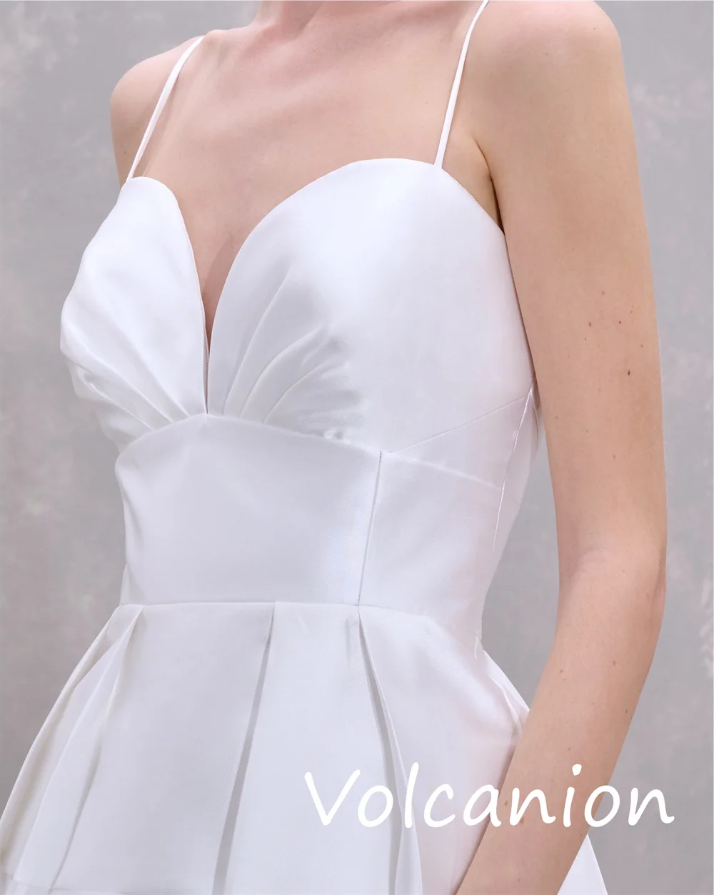 Customized Fashion Charmeuse Pleat A-line Backless Midi Dresses Bespoke Occasion Sizes Available Classic