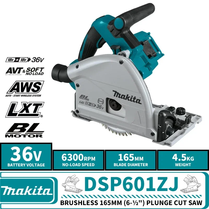 Makita DSP601ZJ Brushless Cordless 165mm (6-½\