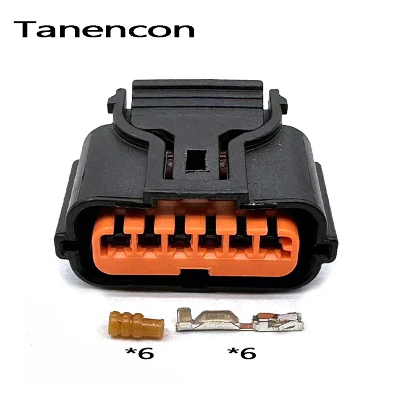 1 Set 6 Pin Automotive PDC Bumper Connector Car Reverse Sensor Reversing Radar Plug HP286-06021 For Hyundai Kia
