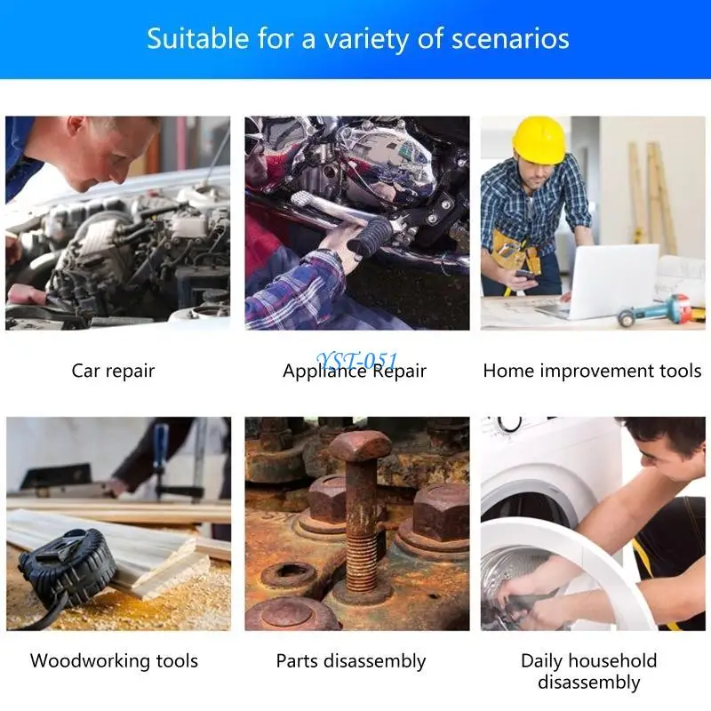 

E15A 5 Pcs/set Thin Open End Wrench Set Flat Wrench Tool Multi-Function Hand Tool