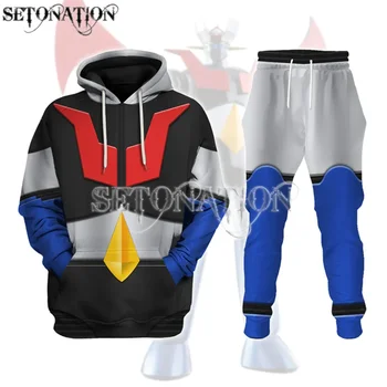 Mazinger Z tranzor คลาสสิกผู้ชาย/ผู้หญิงแฟชั่นใหม่เท่ๆพิมพ์3D Brp-AM hoodies/เสื้อสเวตเชิ้ต/กางเกง/ชุดวอร์ม