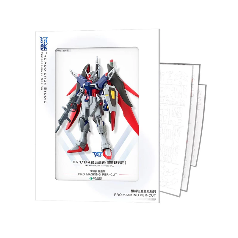 Tas Model Pro Masking Pre-Cut Conversion Parts Funnel Effects Hands Effect for Hg 1/144A-GXQ754/V2 White Resin Model Gift Toy - Image 5