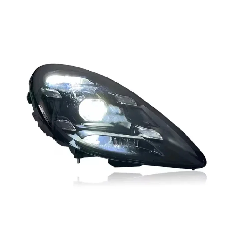 Auto New Style for Porsche Cayman Boxster 982C 718 Headlights Assembly 2016-UP Modified  Matrix Daytime Running LED Lens