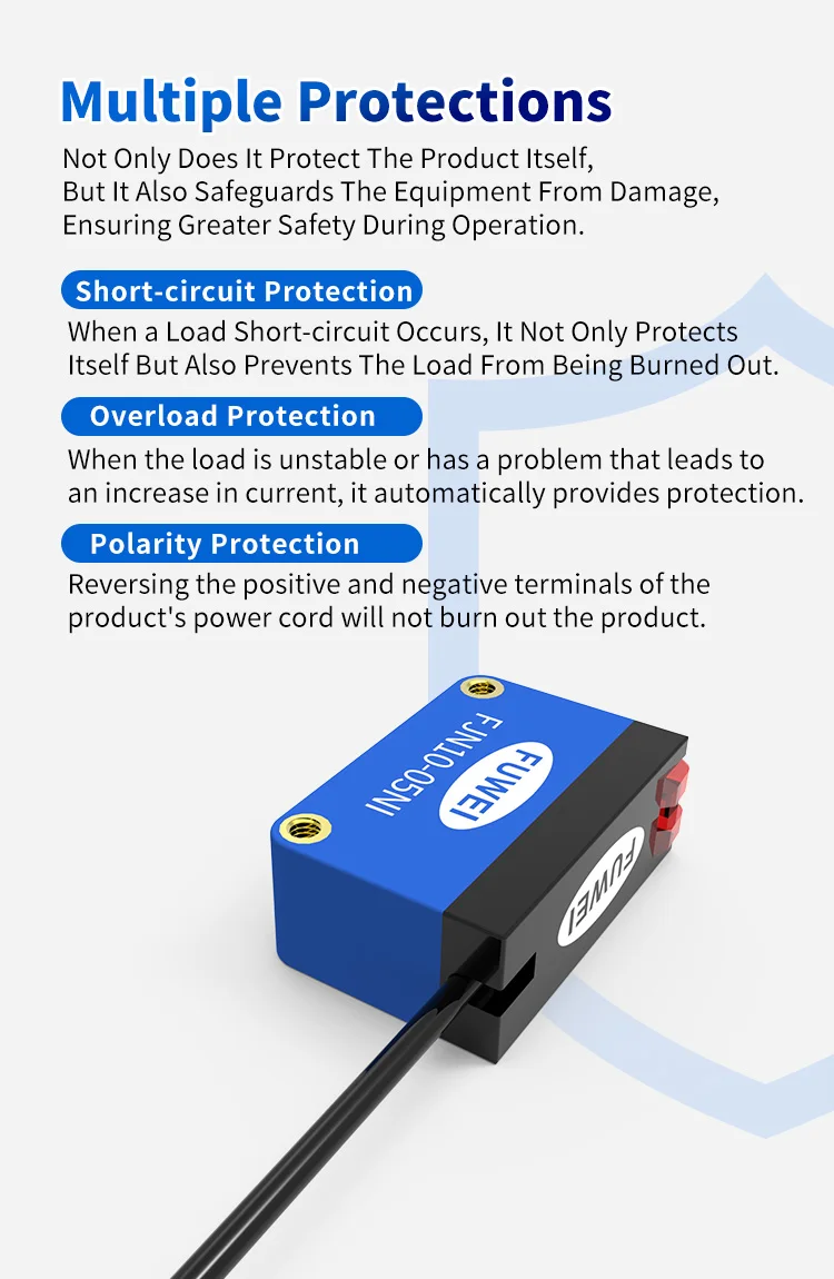 FUWEI FJN10-05PI Line-Shaped Spot Ranging Photoelectric Infrared Sensor Switch Visible Light Laser Sensor 12 ~ 24V DC Sensor – Detail 7