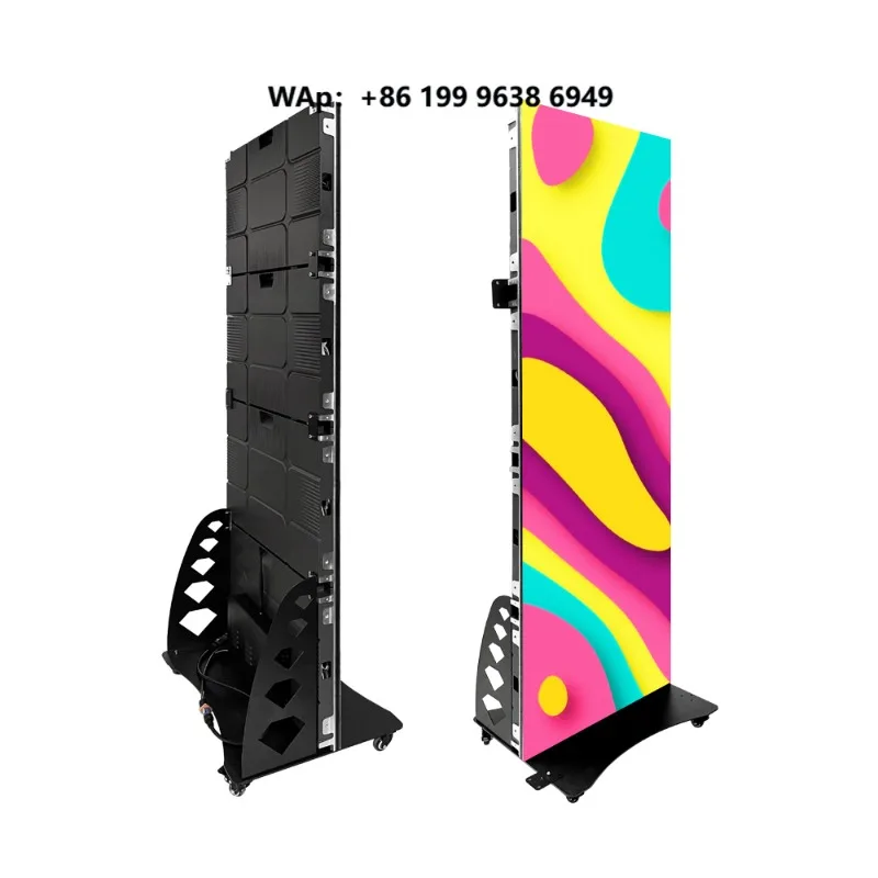Competitive Price P2.5 P2 Indoor Light Emitting Diode Folding Poster Screen