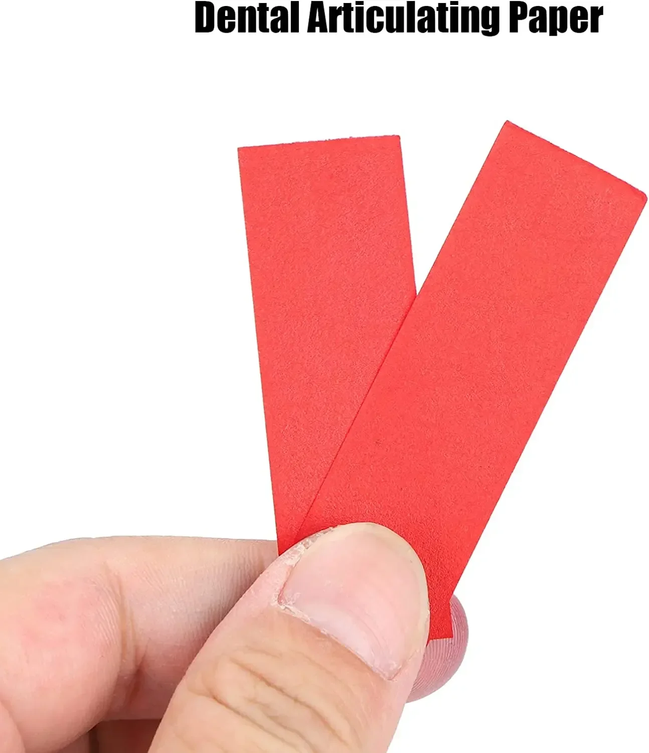 300pcs Dental Lab Articulating Paper Red Blue Occlusion Bite Strip Dentist Orthodontic Oral Teeth Care Occlusal Tweezers