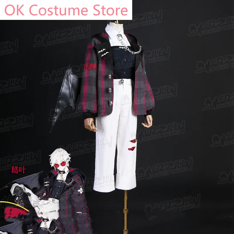 Nijisanji Vtuber Kuzuha Cosplay Costume Cos Game Anime Party Uniform Hallowen Play Role Clothes Clothing New Full