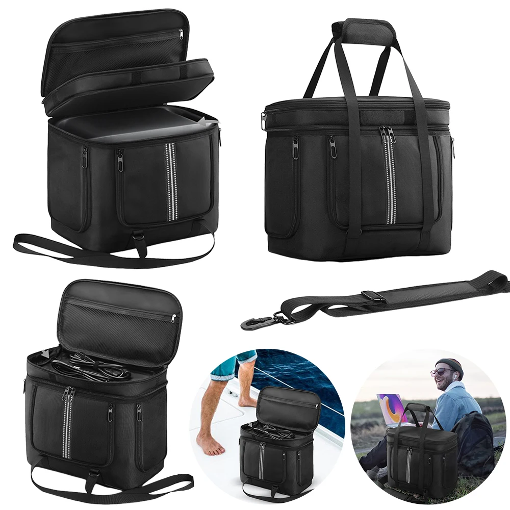 

Carrying Case for Anker SOLIX C1000 Portable Power Storage Case Travel Carrying Bag Protective Case with Shoulder Strap & Handle