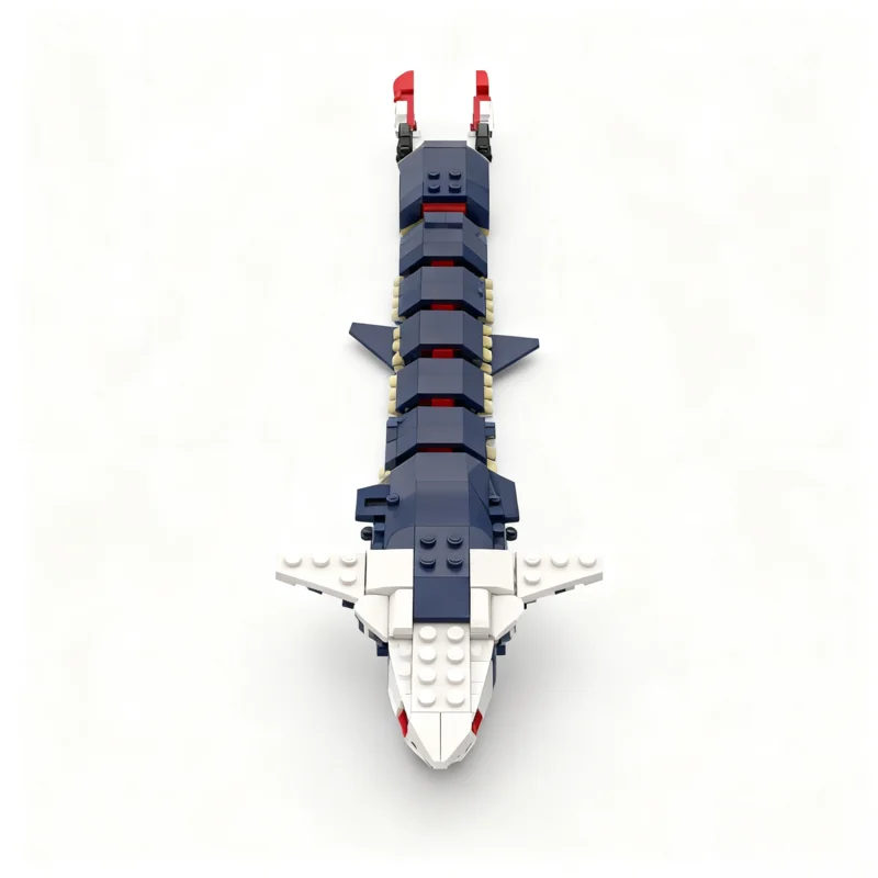 284pcs MOC Ice Worm Snow Stalkers 31088x2 Creator 3 1 Model Building Blocks Architecture Toy Christmas Gifts Brick Kids DIY
