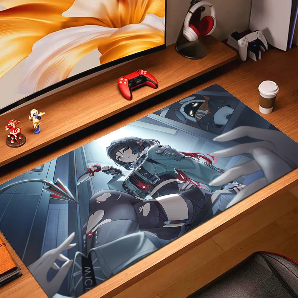 

Anime Girl Zenless Zone Zero Jane Doe electronic sports Rubber Mousepad Locking Computer Office XXL HD Printing Desk Mouse Pad