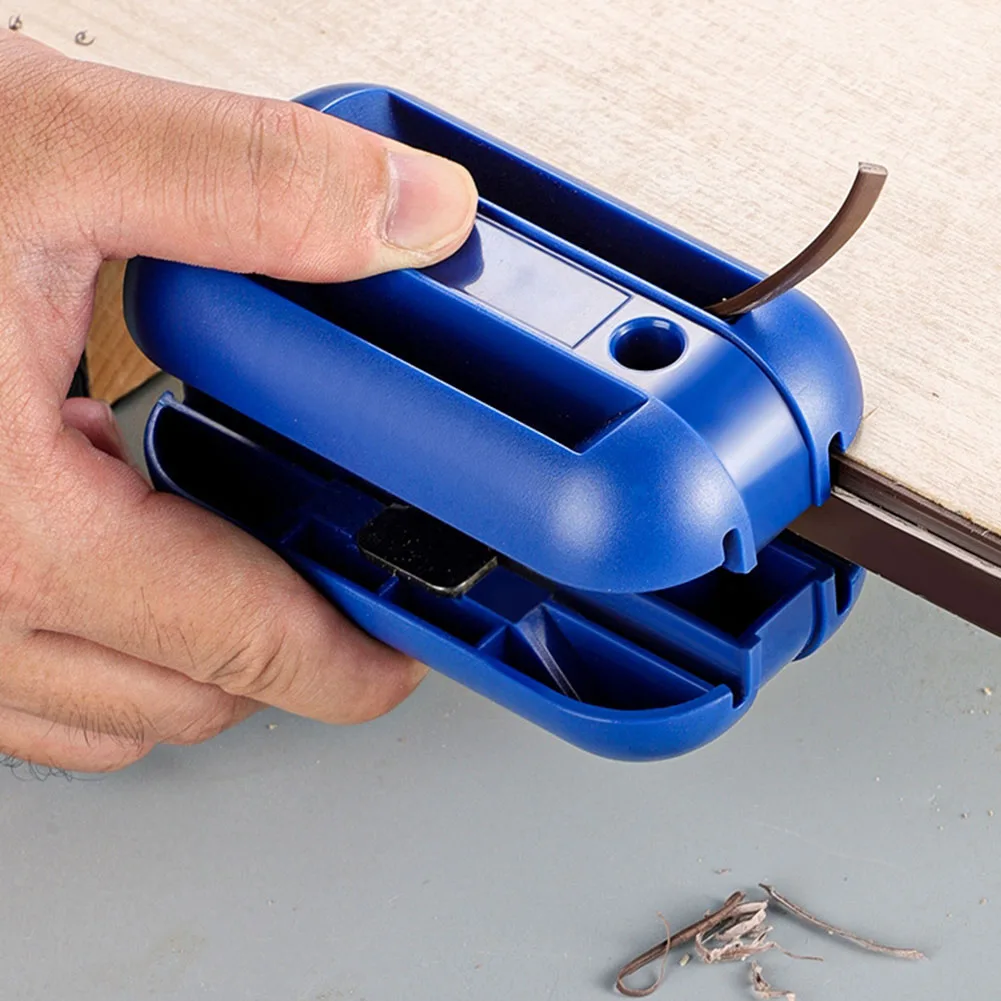 For Wood Veneer Edge Banding Trimmer with Ergonomic Design Includes Tungsten Carbide Blades for Effortless Trim Work