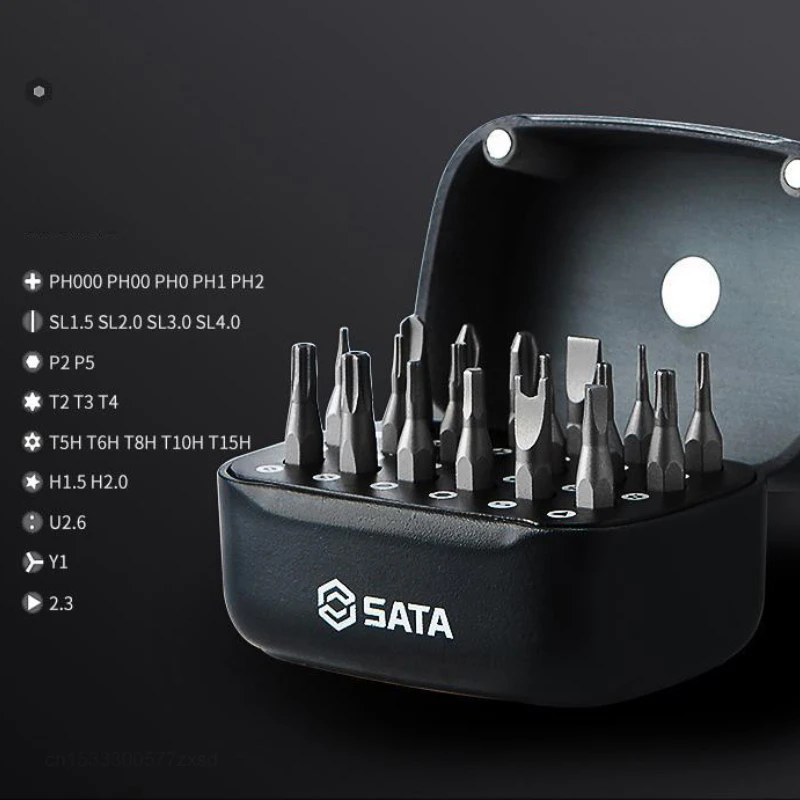Imagem -03 - Xiaomi-sata Magnetic Screwdriver Grupo Mini Screw Driver Pen Kit Bits de Precisão Phillips Torx Hex