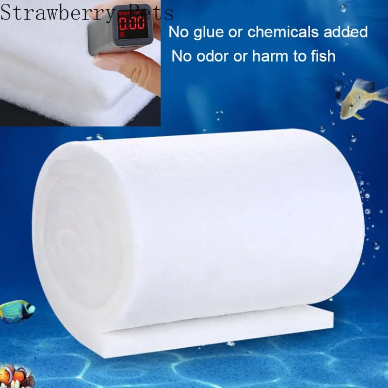 3cm Thick Aquarium Filter Super Thick Biochemical Filter Cotton Sponge for Aquarium Fish Tank Bio Cotton Foam Skimmer