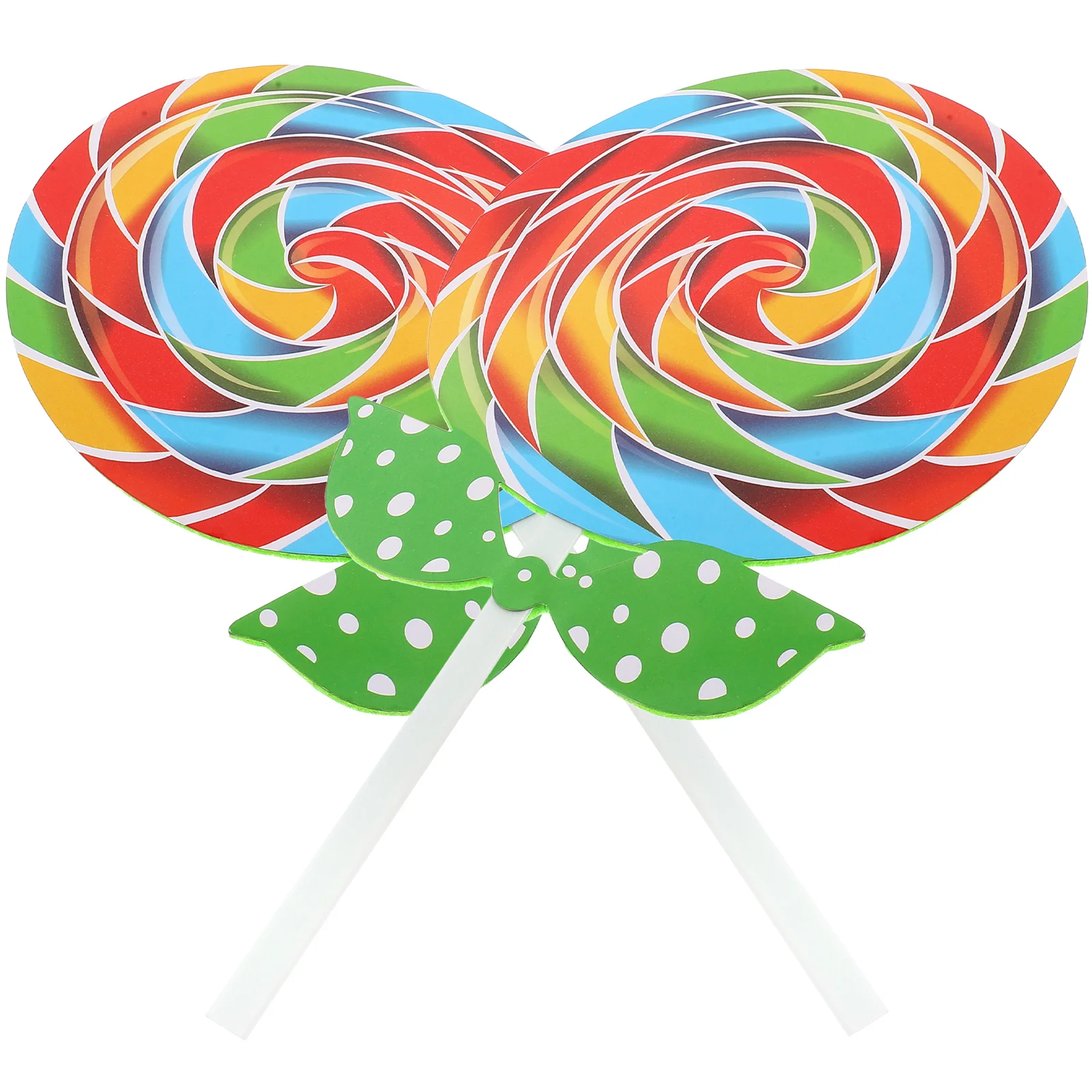 2 Pcs Lollipop Photo Inflatables Christmas Decoration Candy Peppermint Photography Prop Fake Props Child