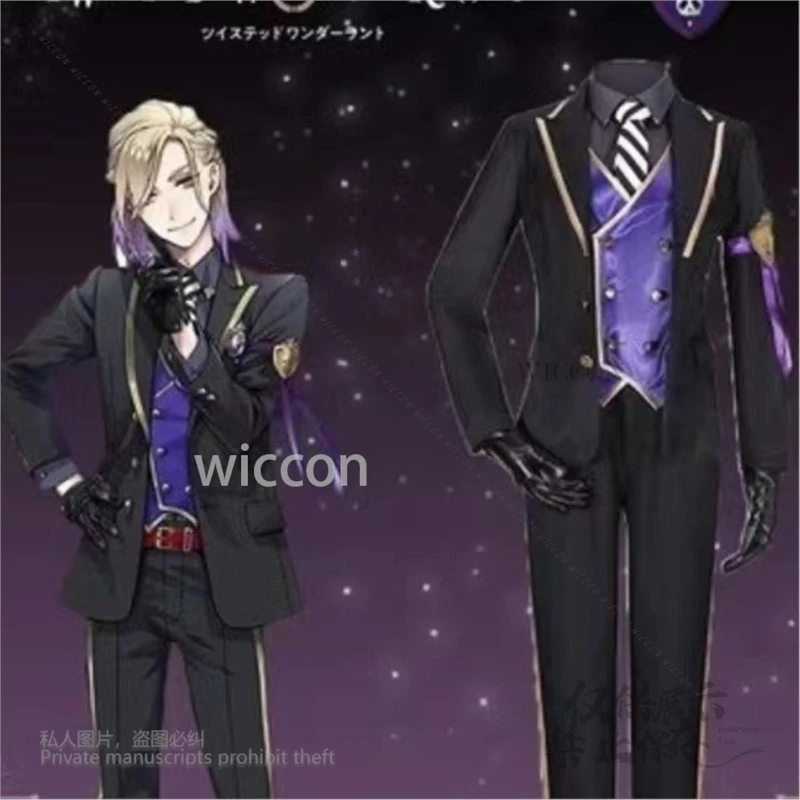 أنيمي لعبة الملتوية أنيمي العجائب فيل ريدل أزول ليليا زي JK اليابانية موحدة هالوين كرنفال حفلة كوس مخصصة