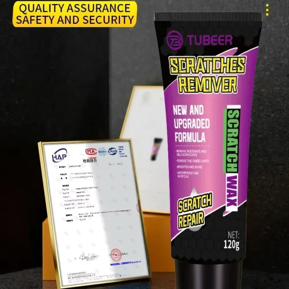 Car Scratch Remover Wax, Polishing Compound Paste to Remove Paint Scratches Swirl Marks for All Cars