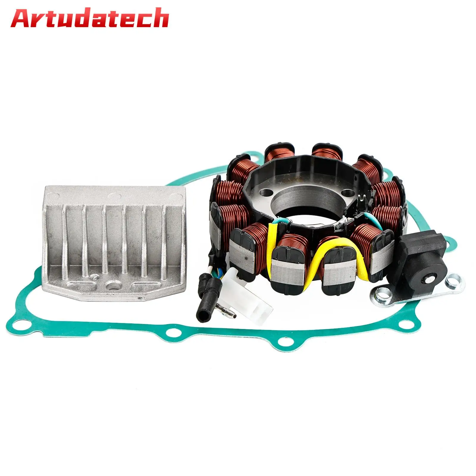 

Artudatech Magneto Stator +Voltage Rectifier +Gasket For Honda CBF125M 09-10 31120-KWF-941