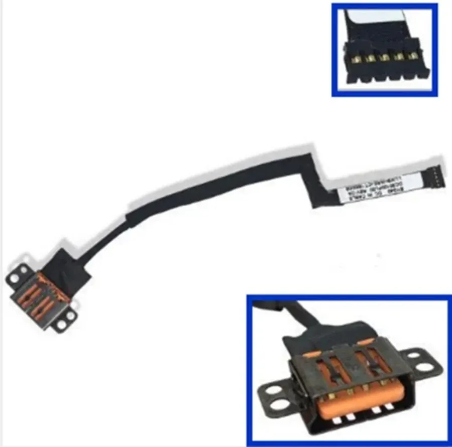 HARNESS kabel JACK daya DC, untuk Lenovo Yoga 900-13ISK 900-13ISK2 80MK DC30100PN00