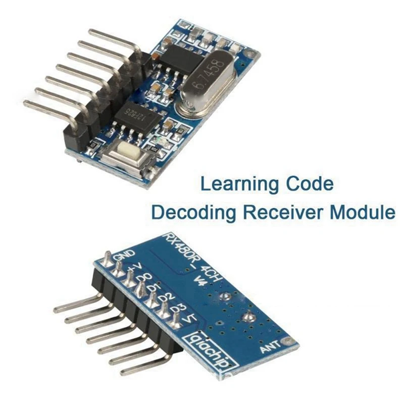 N15R-2X 433Mhz Superheterodyne Modul Penerima Decoding Nirkabel 4 Saluran Penerima Decoding Output untuk Remote 433 Mhz