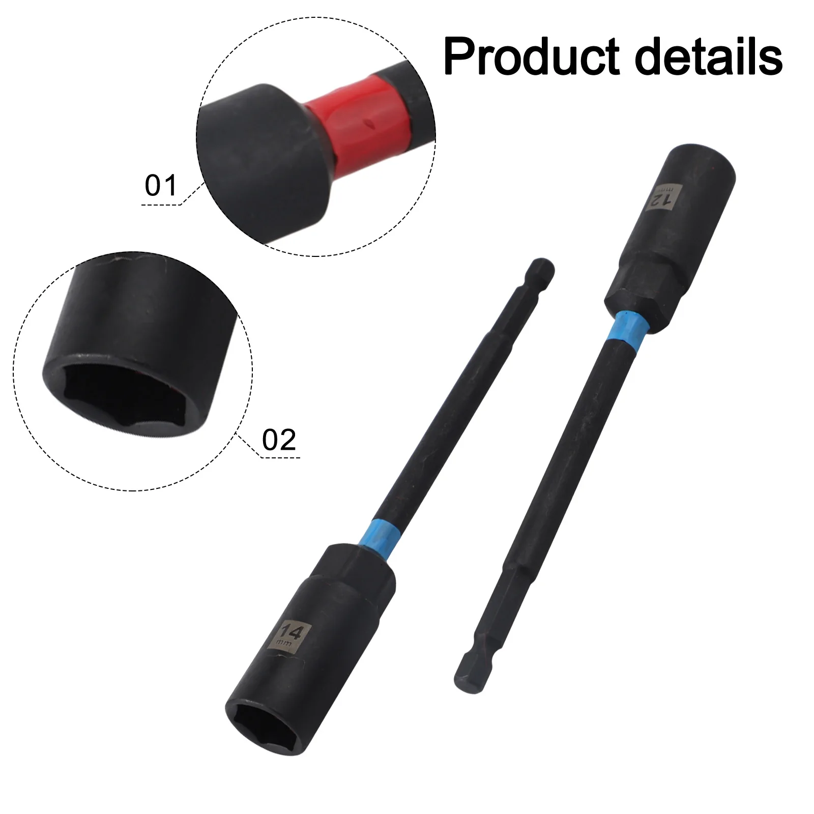 

Удлинитель шестигранной гайки 150 мм, длина 150 мм, пневматическая отвертка, аксессуар, набор из 13 предметов, инструменты для авторемонта, адаптер для бит