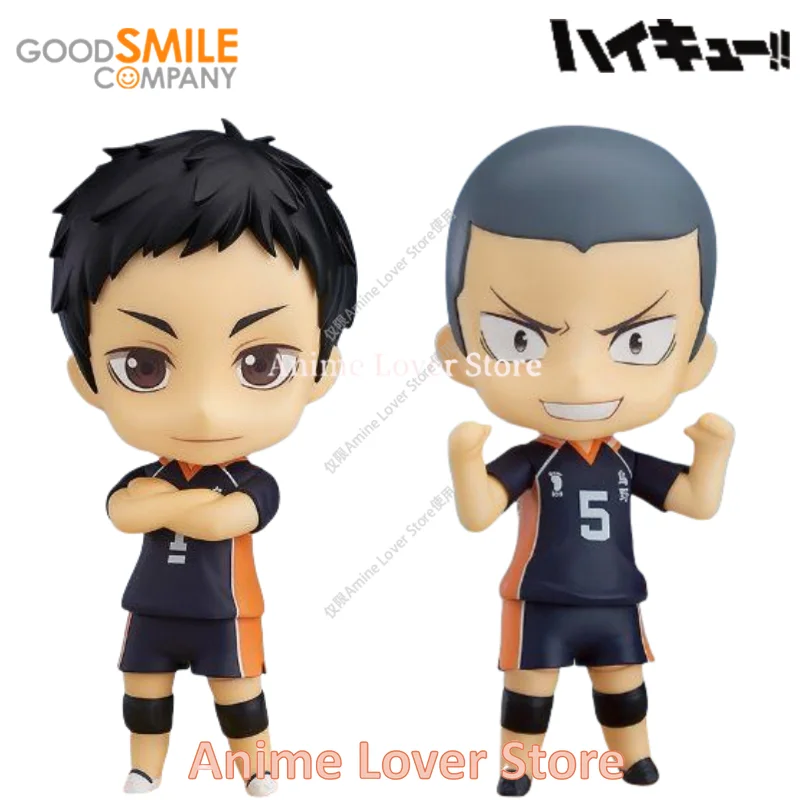 In Stock Original Good Smile Nendoroid GSC Haikyuu!! Anime Figure Daichi Sawamura Ryunosuke Tanaka Action Figure Toys