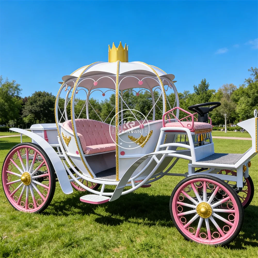 

High Quality Royal Pumpkin Carriage Princess Wedding Cinderella Carriage Vintage Horse Carriage for Commercial