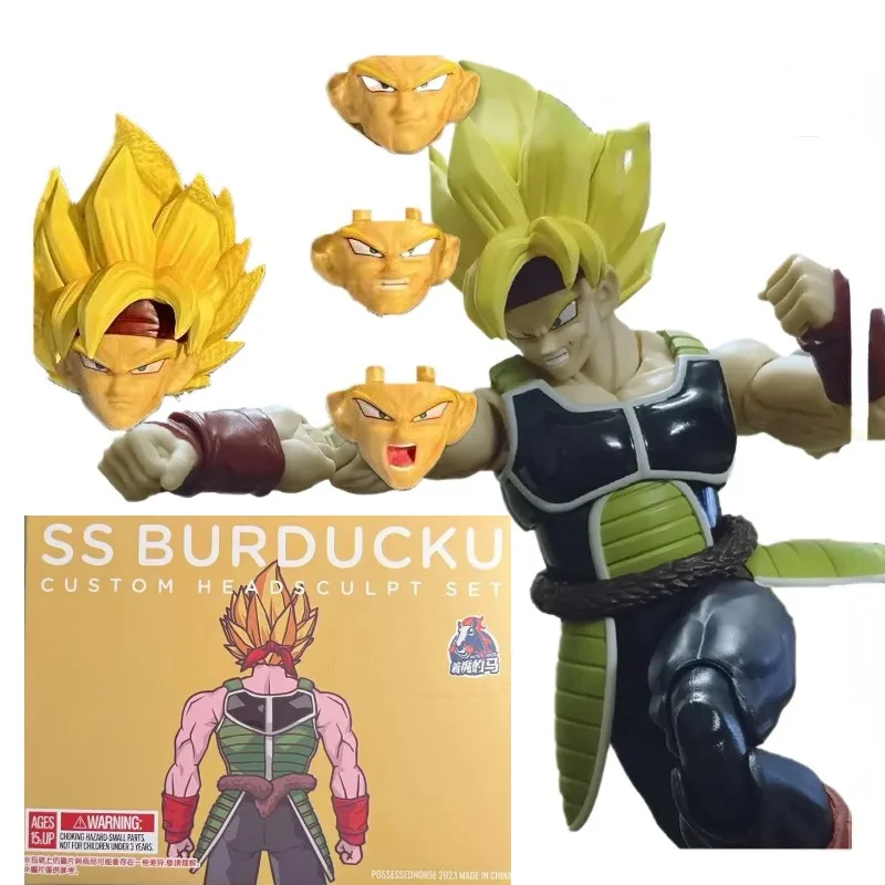 

In Stock Demoniacal Fit Dragon Ball SS BURDUCKU Burdock Headscuplt Accessories Anime Action Figures Model Collection Toys Gifts