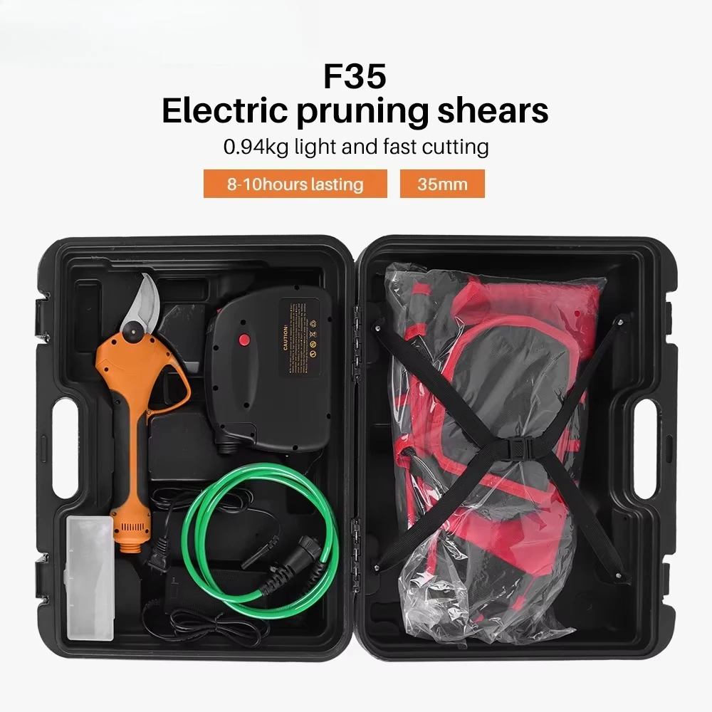 35mm Cutting Electric Pruning Cordless Garden  Cordless Pruning Shears Trimmer Hedge  Garden Tools