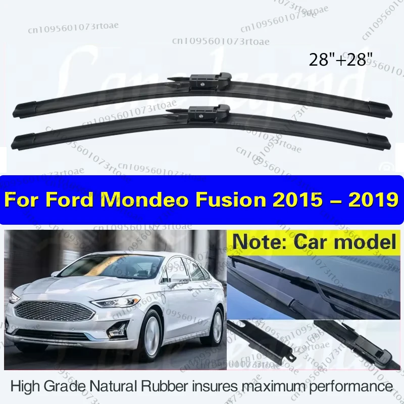 

2 шт. для Ford Mondeo Fusion 2015 2016 2017 2018 2019 передние щетки стеклоочистителя лобовое стекло 28 "+ 28" автомобильные аксессуары