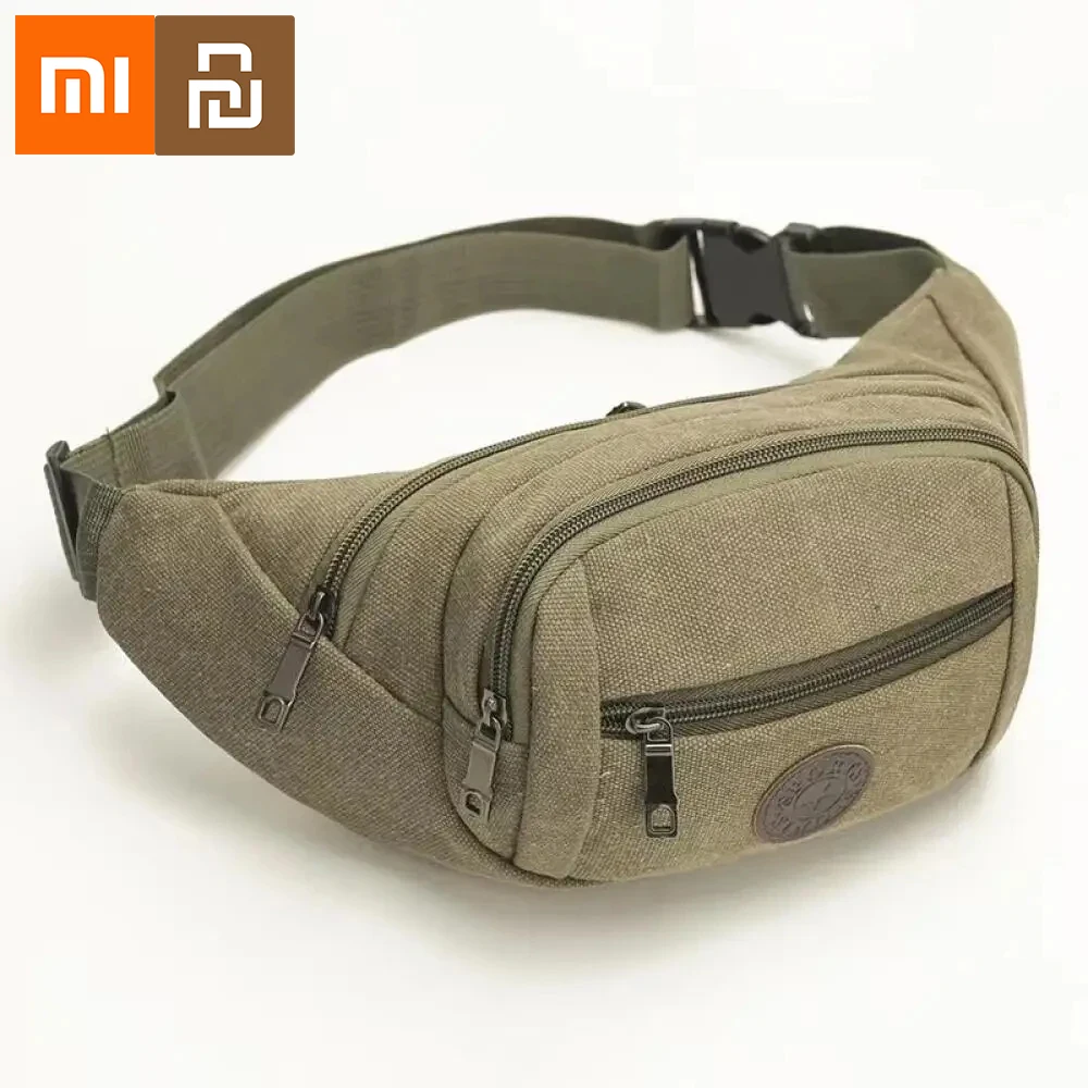 

Мужская поясная сумка Xiaomi для улицы, нагрудная сумка, непромокаемая, легкая, износостойкая, подходит для пеших прогулок, бега, активного отдыха