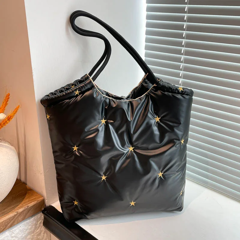 

Fashionable Leisure Large-Capacity Cotton Coat Bag for Women, Spring 2026 New Style Big Bag