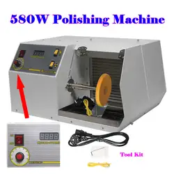 K3600 580W Jewelry Polishing Machine with Dust Collector Grinder Polisher Turbine Stepless Speed Regulation 220V 110V