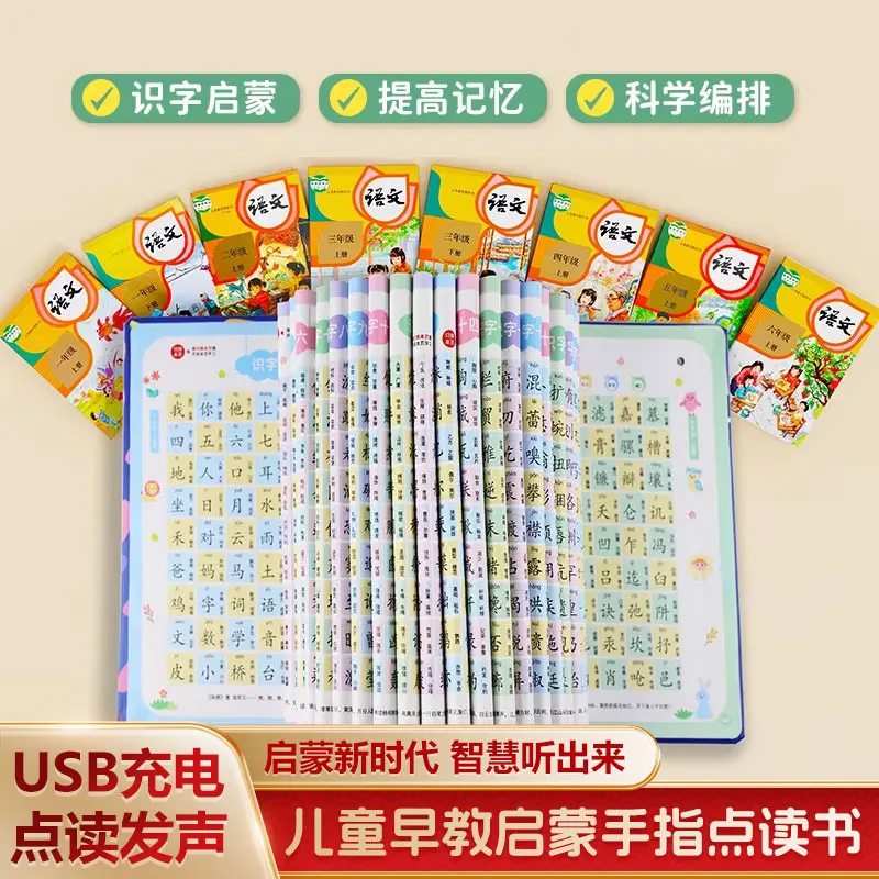 Chinese Character Recognition Audiobook, Children's Cognitive Early Education, Literacy Enlightenment, Parent-child Interaction