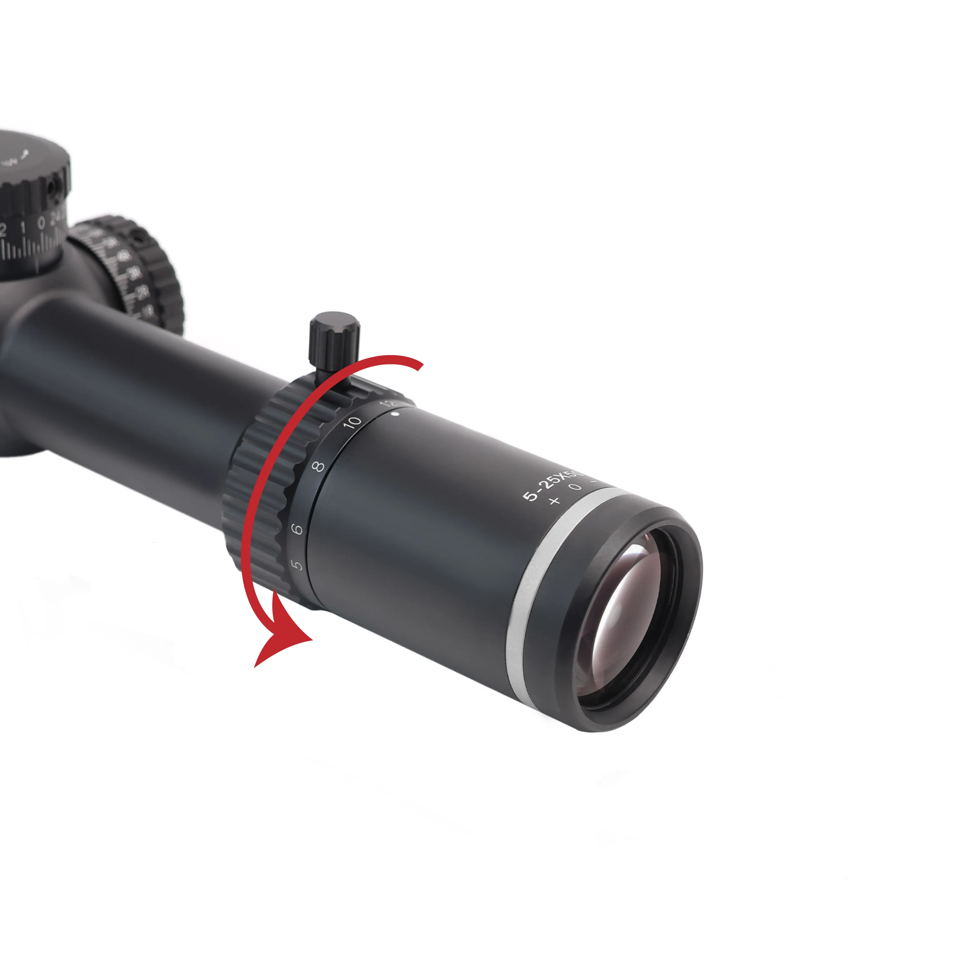 5-25x50 IR FFP Tactical Optics 5-25x Zoom Telescopic Hunting Spotting Scope With Reticle Illumination