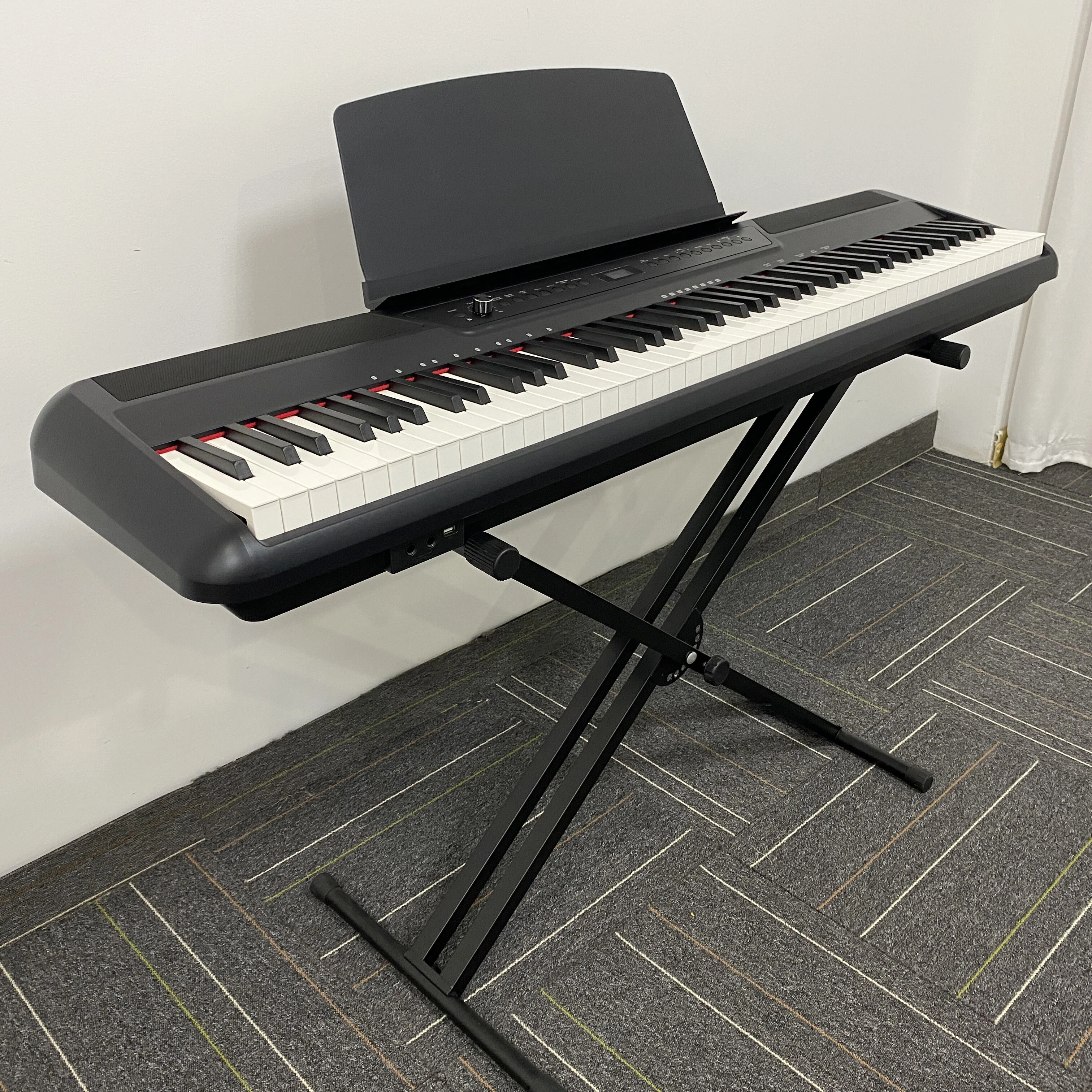 

New Design Home Bundle 88-Key Weighted Digital Piano With Plastic Shell Material